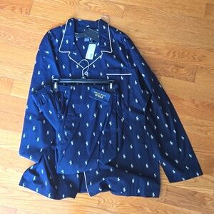 Ralph Lauren Polo Pajama Set - Top and Bottom. Brand new, never worn, Size XL.
